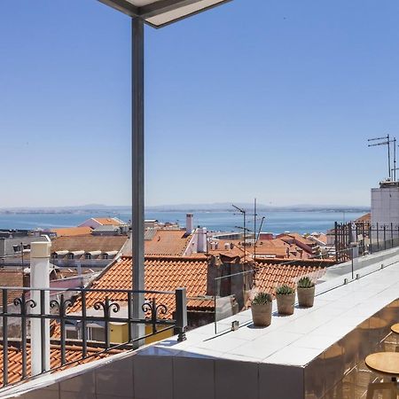 Amazing Rooftop Terrace With River And Historic City View 4 Bedrooms 4 Bathrooms Ac 19Th Century Building Chiado Lisabona Exterior foto