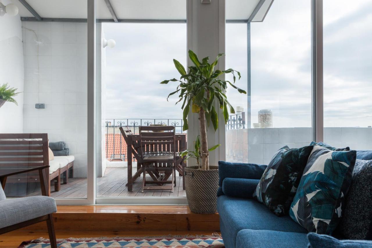 Amazing Rooftop Terrace With River And Historic City View 4 Bedrooms 4 Bathrooms Ac 19Th Century Building Chiado Lisabona Exterior foto
