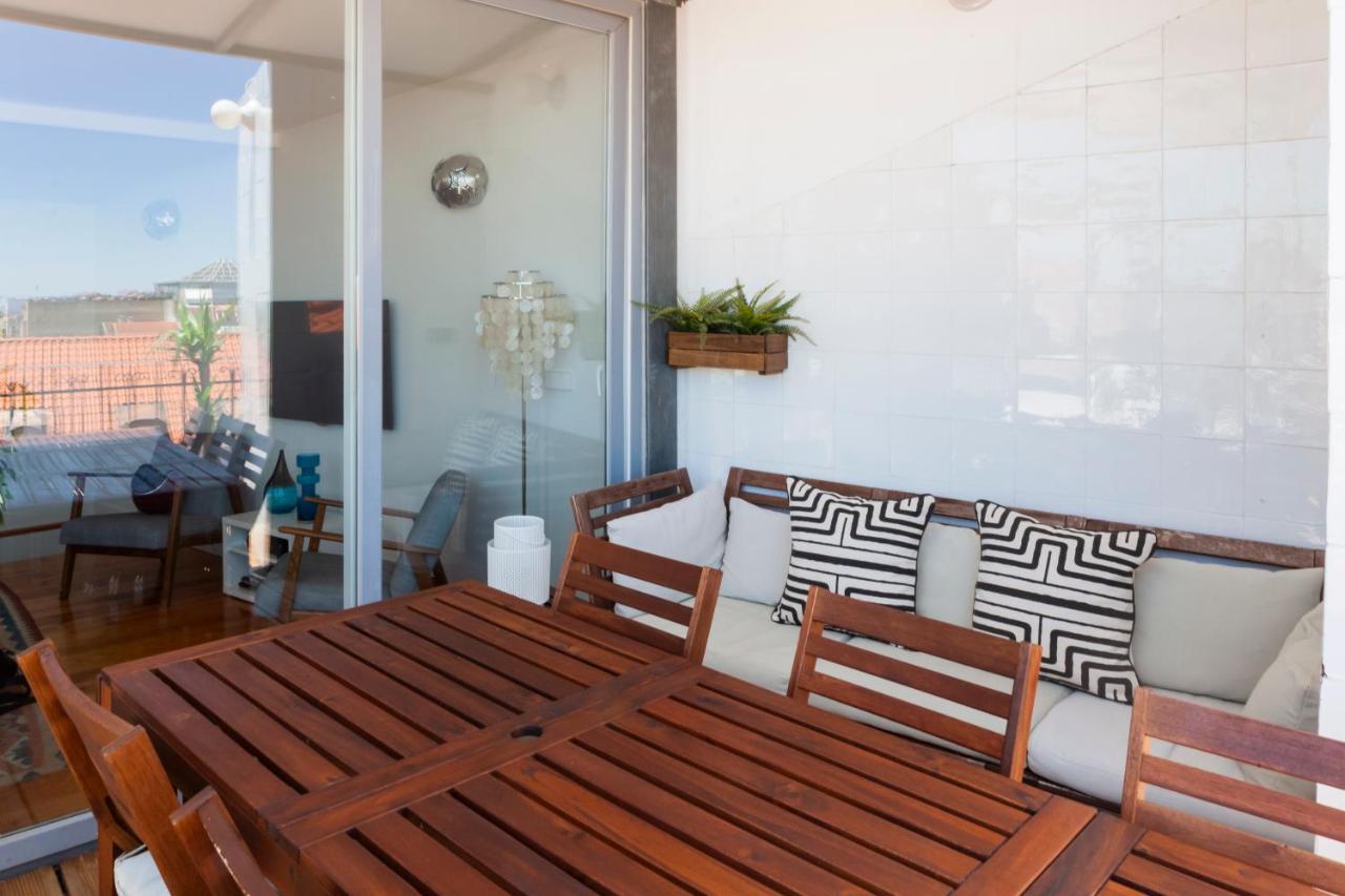 Amazing Rooftop Terrace With River And Historic City View 4 Bedrooms 4 Bathrooms Ac 19Th Century Building Chiado Lisabona Exterior foto