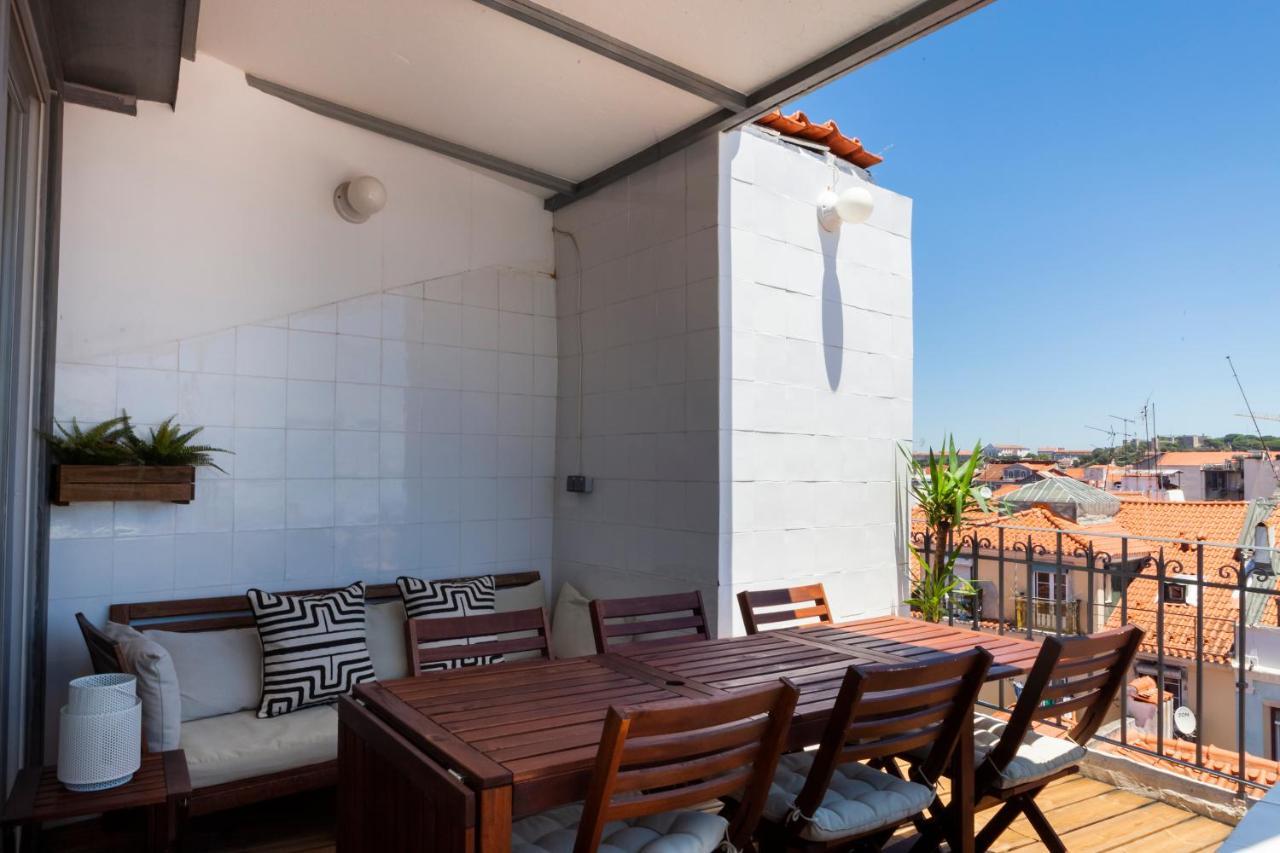 Amazing Rooftop Terrace With River And Historic City View 4 Bedrooms 4 Bathrooms Ac 19Th Century Building Chiado Lisabona Exterior foto